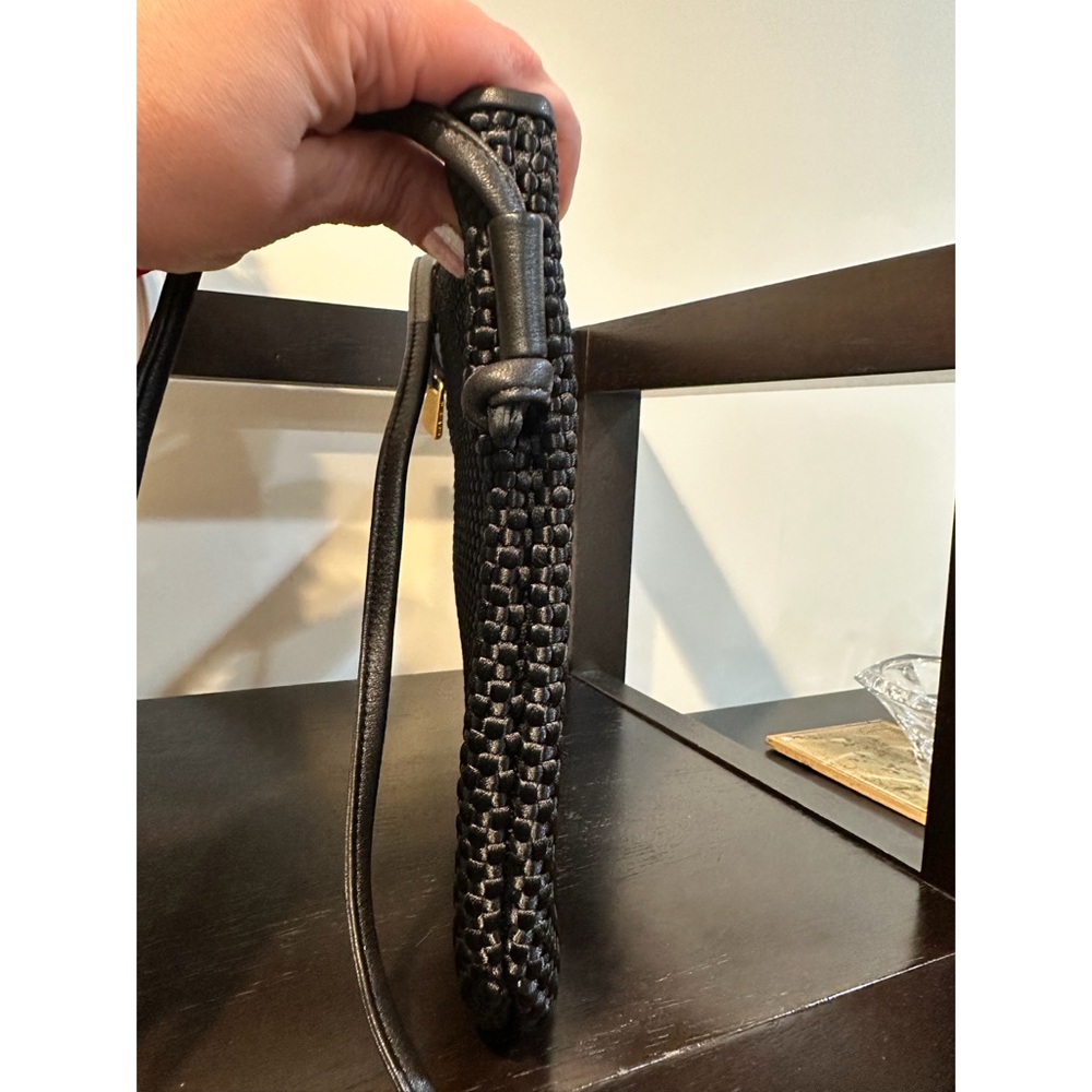 Americana by Sharif Black Gold Woven Crossbody - Picture 4 of 13